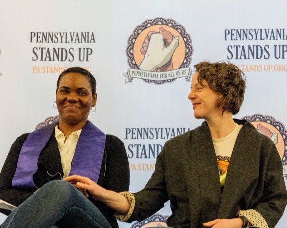 Michaela Lovegood and Hannah Laurison of PA Stands Up Michaela Lovegood and Hannah Laurison are part of the leadership team at Pennsylvania Stands Up.